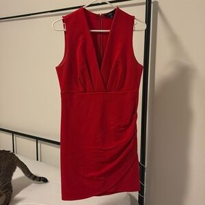 Red Lulus Cocktail Dress - Perfect for holiday party!